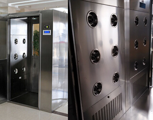 佛山市香蘭食品有限公司采購了麗杰凈化的雙人雙吹風淋室